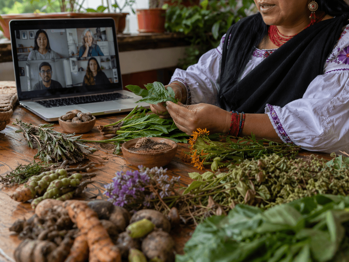 Clase en Vivo: Plantas que Curan — Medicina Ancestral Kichwa